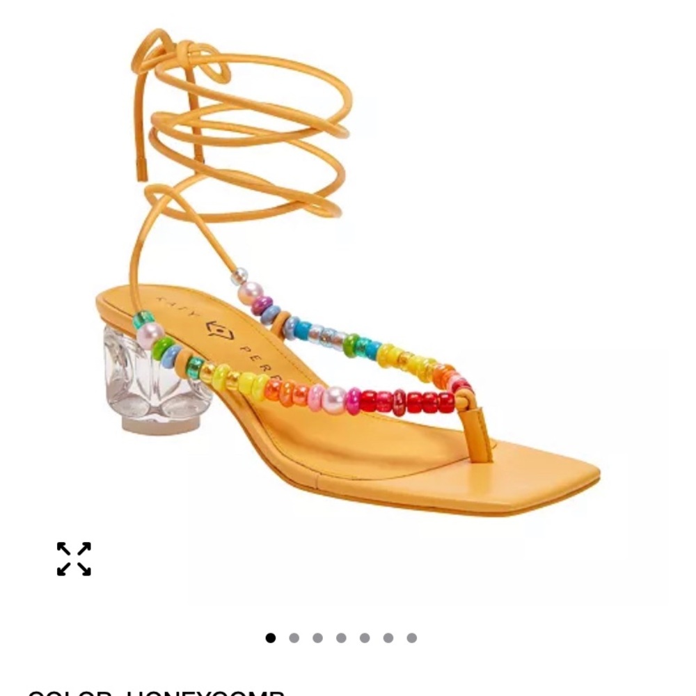 Katy Perry Colorful Beaded Women's Sandals